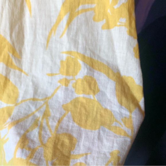 Georg Roth Los Angeles yellow Hawaiian pattern decorative floral accent short XL - Picture 5 of 10